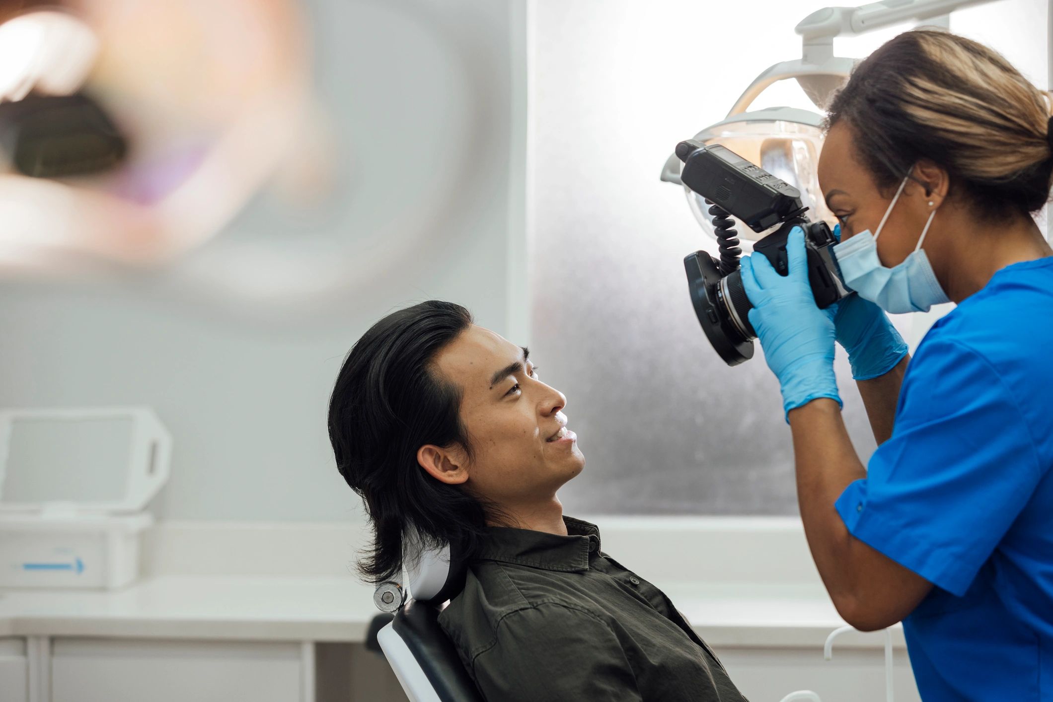 Orthodontic consultation showing progress and oral function support